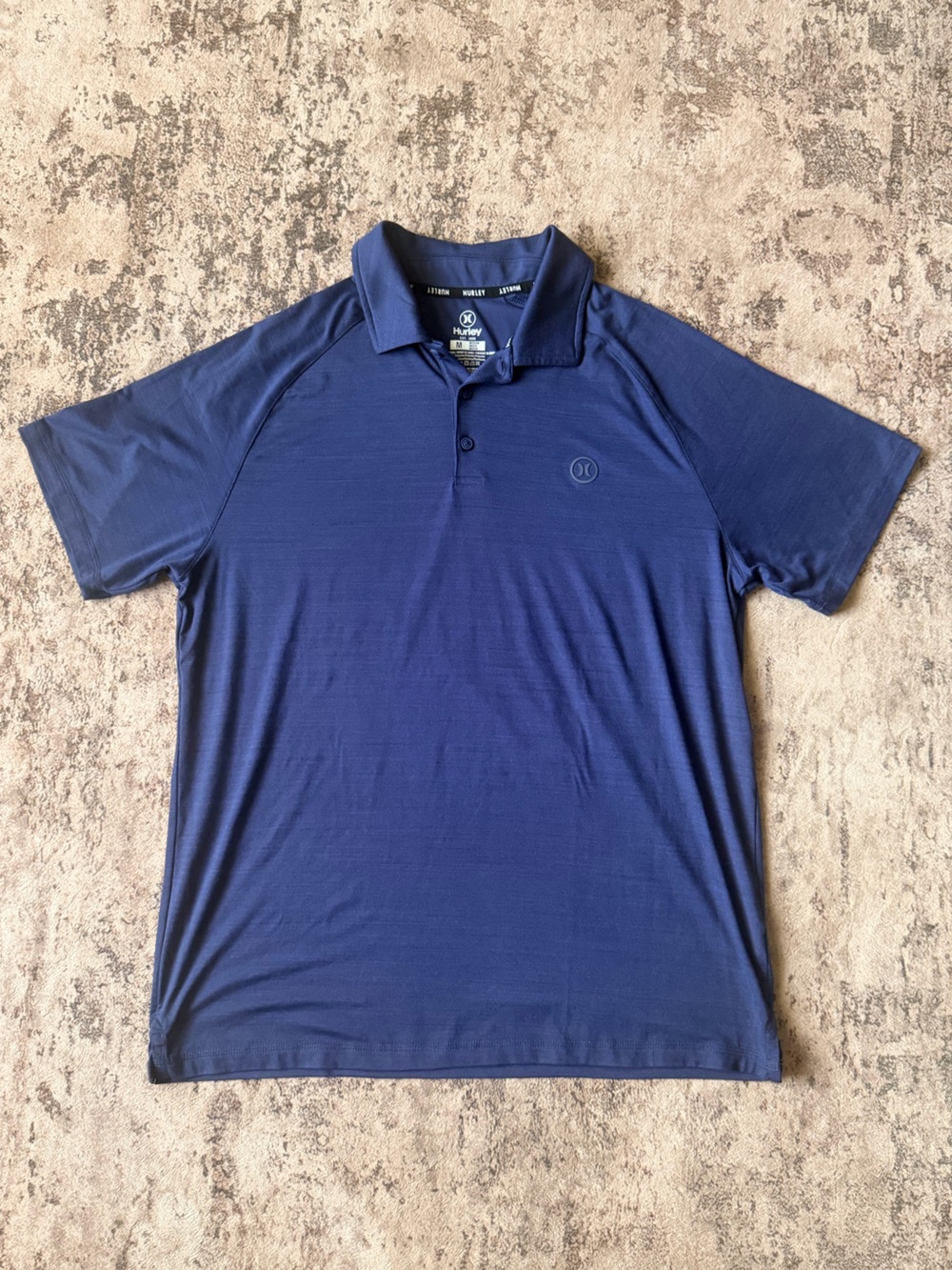 Hurley Men's Deep Blue Athletic Polo